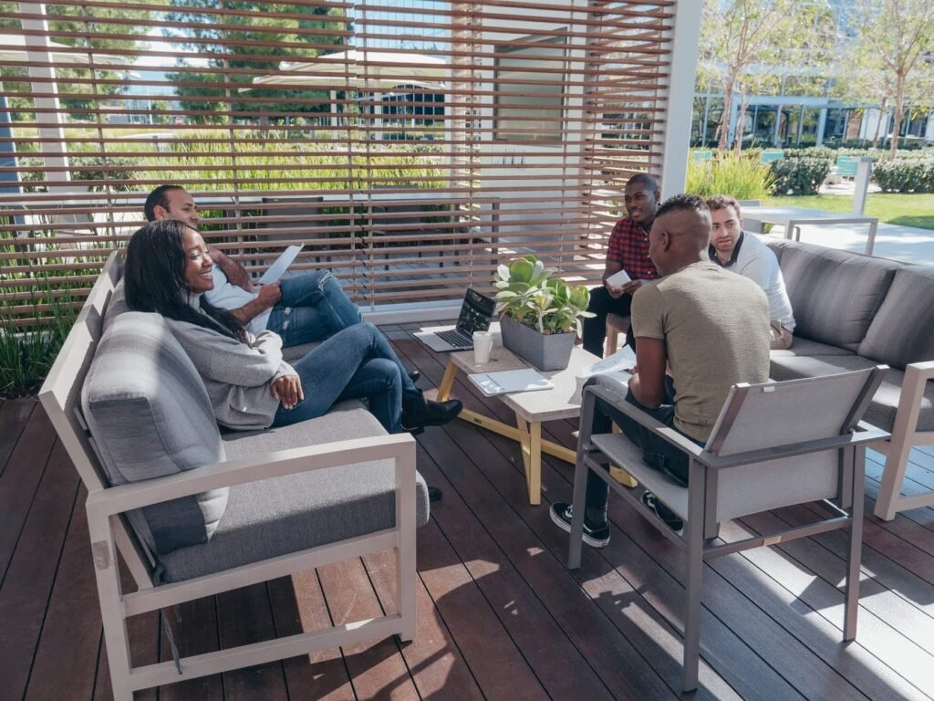 people sitting at the table