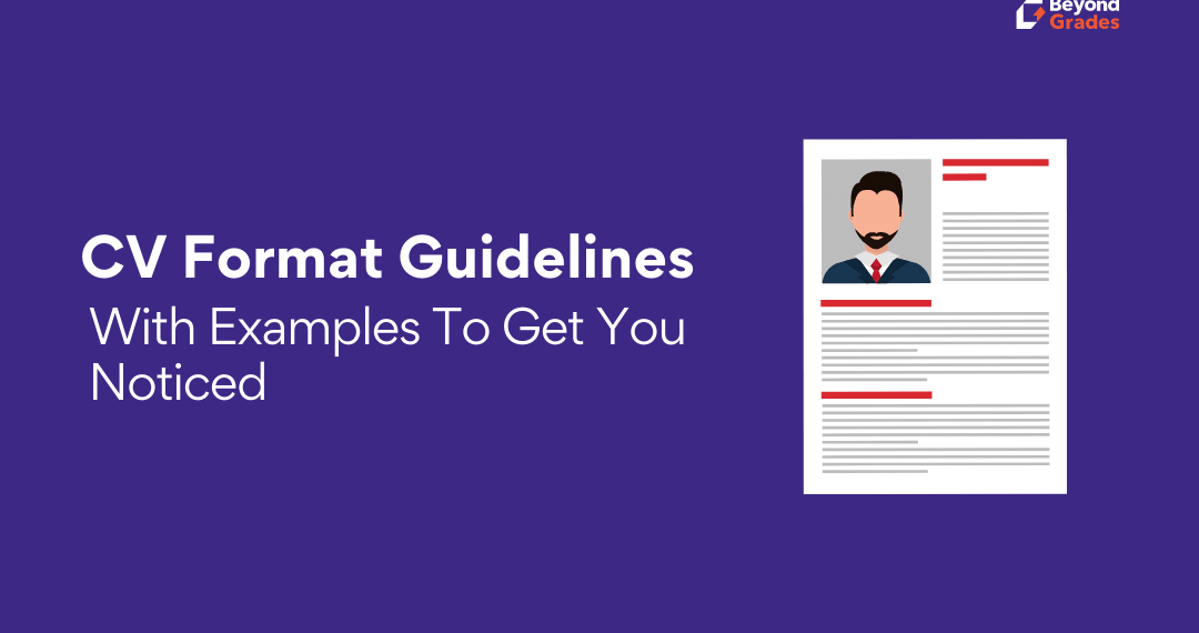 CV Format Guidelines