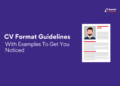 CV Format Guidelines