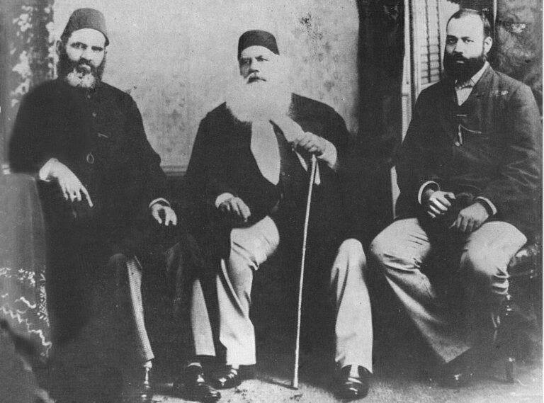 Mohsin-ul-Mulk, Sir Syed Ahmad Khan and Syed Mahmood