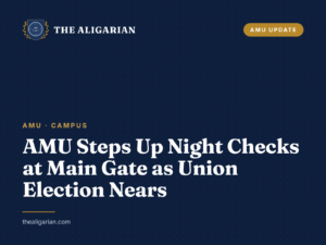 AMU Steps Up Night Checks at Main Gate as Union Election Nears