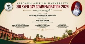 Sir Syed Day 2026: Justice Augustine George Masih is chief guest at AMU, Prof. Hossein Nasr honoured
