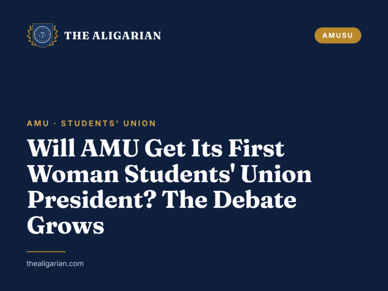 amu students union first woman president debate