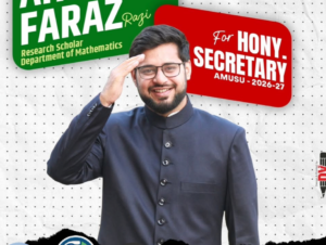 Ahmad Faraz Razi, AMUSU 2026-27 candidate