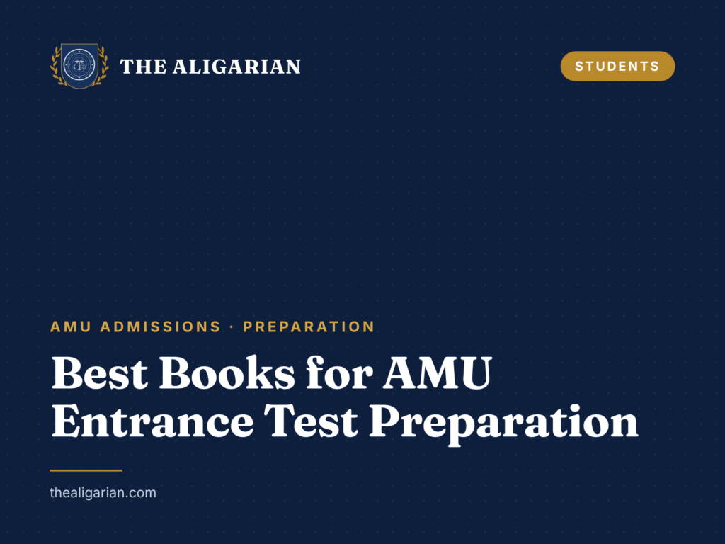 Best Books for AMU Entrance Test Preparation best books amu entrance test preparation