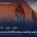 How to Reach AMU Aligarh: By Train, Road, Bus and Air How to reach AMU graphic with Strachey Hall, Aligarh Muslim University