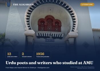 12 Urdu Poets and Writers Who Studied at AMU Urdu poets and writers who studied at AMU, Maulana Azad Library, The Aligarian